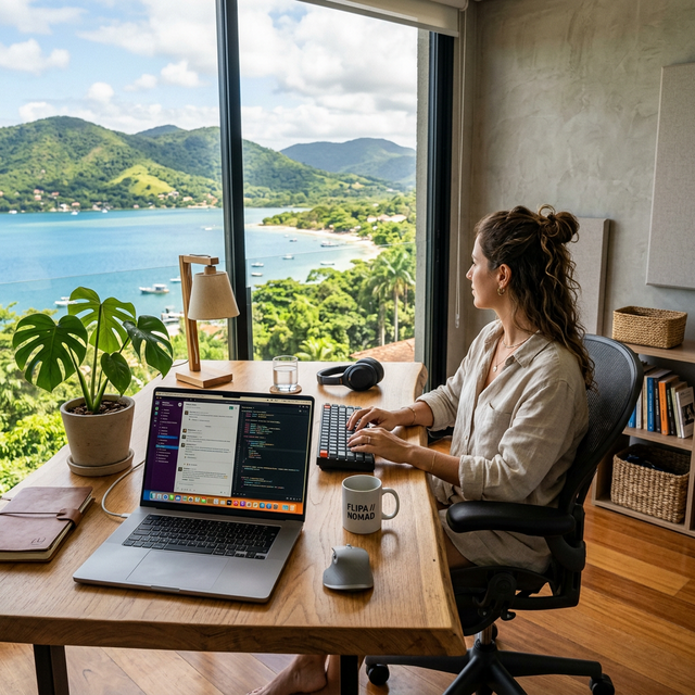 Florianópolis para Nômades Digitais: Guia Completo de Coworkings, Bairros e Custo de Vida (2026)